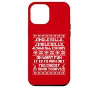 Funny Jingle Bills Christmas Recession Inflation Economy Carcasa para iPhone 12 Pro MAX