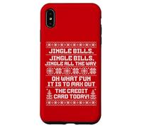 Funny Jingle Bills Christmas Recession Inflation Economy Carcasa para iPhone XS MAX