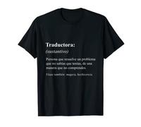 Funny Job Definition Spanish Design - Traductora Camiseta