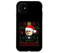 Funny John Quincy Presidente Adams Navidad Parodia Holiday Carcasa para iPhone 11