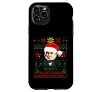 Funny John Quincy Presidente Adams Navidad Parodia Holiday Carcasa para iPhone 11 Pro