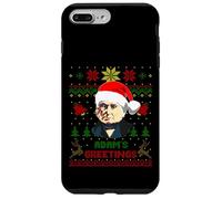 Funny John Quincy Presidente Adams Navidad Parodia Holiday Carcasa para iPhone 7 Plus/8 Plus