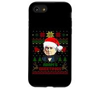 Funny John Quincy Presidente Adams Navidad Parodia Holiday Carcasa para iPhone SE (2020) / 7/8
