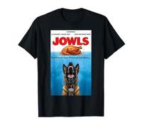 Funny Jowls Thanksgiving Belgian Malinois and Turkey Camiseta