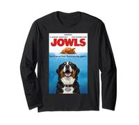 Funny Jowls Thanksgiving Bernese Mountain Dog and Turkey Manga Larga