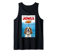Funny Jowls Thanksgiving English Springer Spaniel and Turkey Camiseta sin Mangas