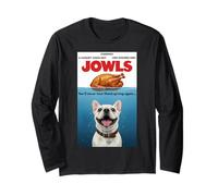 Funny Jowls Thanksgiving French Bulldog and Turkey Manga Larga