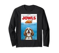 Funny Jowls Thanksgiving Havanese and Turkey Manga Larga