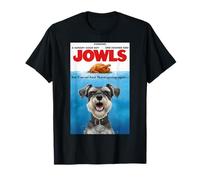 Funny Jowls Thanksgiving Miniature Schnauzer and Turkey Camiseta