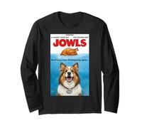 Funny Jowls Thanksgiving Shetland Sheepdog and Turkey Manga Larga