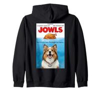 Funny Jowls Thanksgiving Shetland Sheepdog and Turkey Sudadera con Capucha