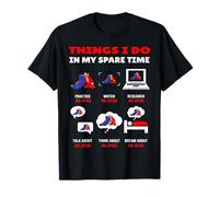 Funny Jujutsu Things I Do In Spare Time Jiu-Jitsu Grapplers Camiseta