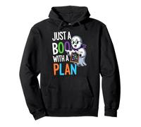 Funny Just A Boo With A Plan Cute Halloween Sudadera con Capucha