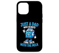 Funny Just A Dad Who Always Came Back With The Milk Carcasa para iPhone 12/12 Pro