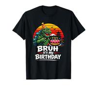 Funny Kaiju Party It's My Birthday Monster Retro Distressed Camiseta