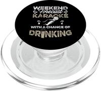Funny Karaoke Singer Bar Music Lover Singing Drinking Bar PopSockets PopGrip para MagSafe