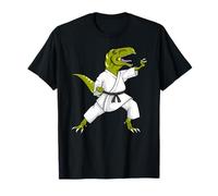 Funny Karatesaurus T-Rex Dinosaur Karate Samurai Design Camiseta