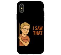 Funny Karen I Saw That Humor Sarcastic Joke For Women Men Carcasa para iPhone X/XS