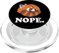 Funny Kawaii Kids Boys Girls Napping Nope Red Panda Lover PopSockets PopGrip para MagSafe