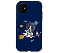 Funny Kawaii Kids Boys Space Astronaut Rat Terrier Lover Carcasa para iPhone 11