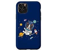 Funny Kawaii Kids Boys Space Astronaut Rat Terrier Lover Carcasa para iPhone 11 Pro