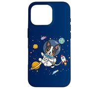 Funny Kawaii Kids Boys Space Astronaut Rat Terrier Lover Carcasa para iPhone 16 Pro