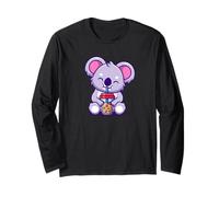 Funny Kawaii Kids Drinking Boba Tea Bubble Tea Koala Lover Manga Larga