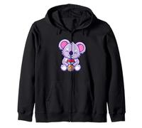 Funny Kawaii Kids Drinking Boba Tea Bubble Tea Koala Lover Sudadera con Capucha