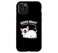 Funny Kawaii Kids Guess What Bull Terrier Butt Lover Carcasa para iPhone 11 Pro