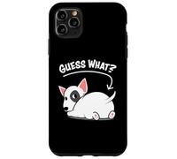 Funny Kawaii Kids Guess What Bull Terrier Butt Lover Carcasa para iPhone 11 Pro MAX