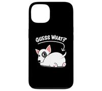 Funny Kawaii Kids Guess What Bull Terrier Butt Lover Carcasa para iPhone 13