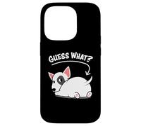 Funny Kawaii Kids Guess What Bull Terrier Butt Lover Carcasa para iPhone 14 Pro