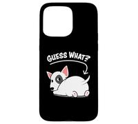 Funny Kawaii Kids Guess What Bull Terrier Butt Lover Carcasa para iPhone 15 Pro MAX