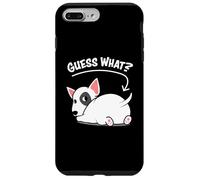 Funny Kawaii Kids Guess What Bull Terrier Butt Lover Carcasa para iPhone 7 Plus/8 Plus