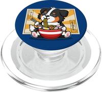 Funny Kawaii Kids Ramen Tricolor Australian Shepherd Lover PopSockets PopGrip para MagSafe
