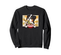 Funny Kawaii Kids Ramen Tricolor Australian Shepherd Lover Sudadera