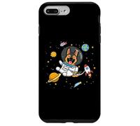 Funny Kawaii Kids Space Astronaut Dog Lover German Shepherd Carcasa para iPhone 7 Plus/8 Plus