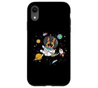 Funny Kawaii Kids Space Astronaut Dog Lover German Shepherd Carcasa para iPhone XR