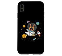 Funny Kawaii Kids Space Astronaut Dog Lover German Shepherd Carcasa para iPhone XS MAX
