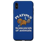 Funny Kawaii Kids Swiss Army Animal Platypus Lover Carcasa para iPhone XS Max