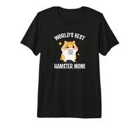 Funny Kawaii Womens Girls Kids Worlds Best Hamster Mom Lover Camiseta Premium