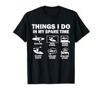 Funny Kayaker 6 Cosas Que Hago en mi Tiempo Libre Kayak Camiseta