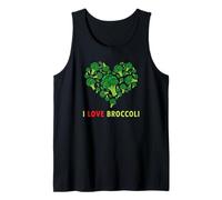 Funny Keto Love Broccoli Veggies Paleo Veggies orgánicos para niños Camiseta sin Mangas