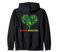 Funny Keto Love Broccoli Veggies Paleo Veggies orgánicos para niños Sudadera con Capucha