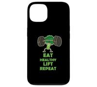 Funny Keto Powerlifting Broccoli - Eat Healthy Lift Repeat Carcasa para iPhone 13