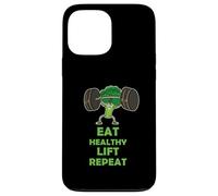 Funny Keto Powerlifting Broccoli - Eat Healthy Lift Repeat Carcasa para iPhone 13 Pro MAX