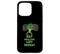 Funny Keto Powerlifting Broccoli - Eat Healthy Lift Repeat Carcasa para iPhone 15 Pro MAX