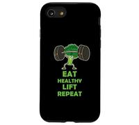 Funny Keto Powerlifting Broccoli - Eat Healthy Lift Repeat Carcasa para iPhone SE (2020) / 7/8