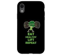 Funny Keto Powerlifting Broccoli - Eat Healthy Lift Repeat Carcasa para iPhone XR