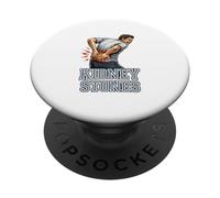 Funny Kidney Stones Back Cartoon Gráfico Humor PopSockets PopGrip Adhesivo